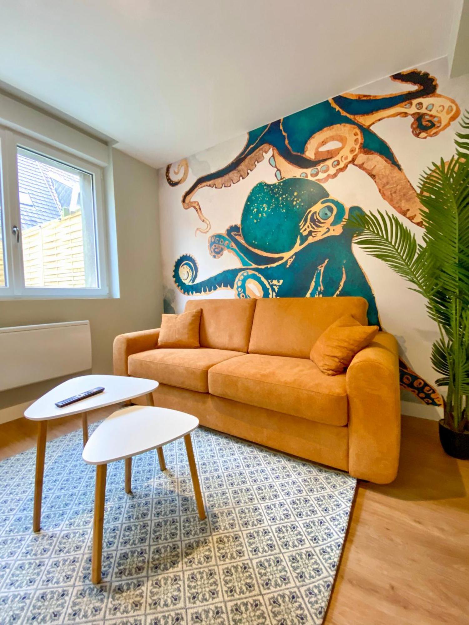 L'Octopus - Appartement 2 Adultes 2 Enfants Jardin, Proche Centre Et Plage Льо Портел Екстериор снимка